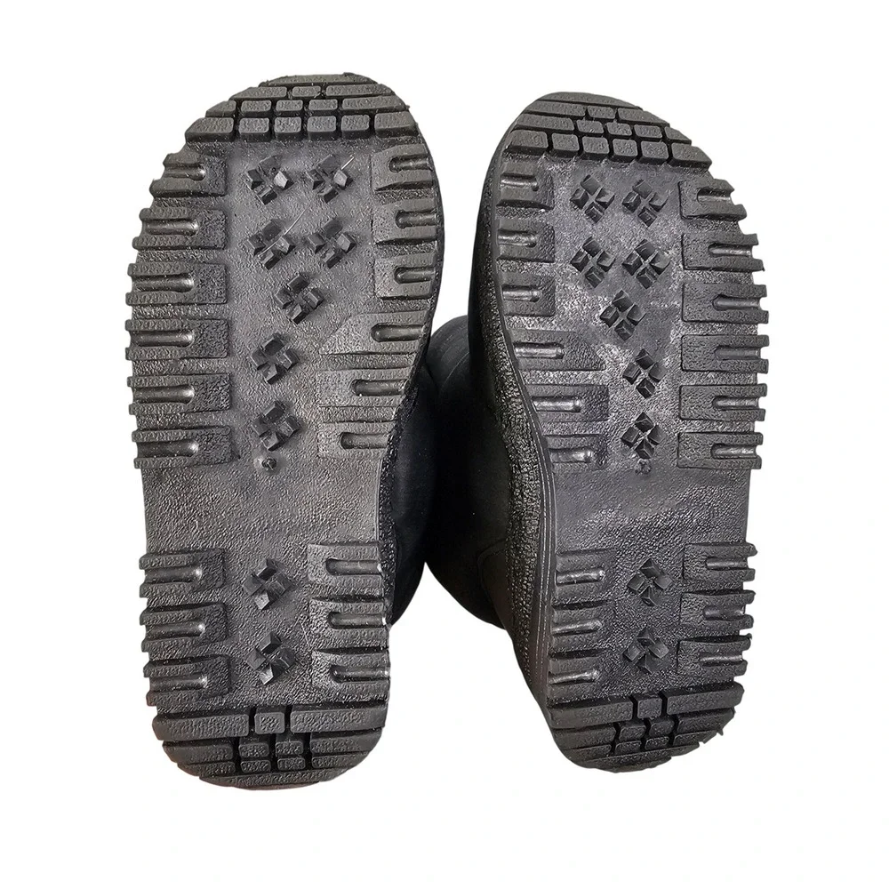 Khombu Trooper I Toddler 8M Black Winter Snow Boots Faux Fur Lined Puffer Kids‎
